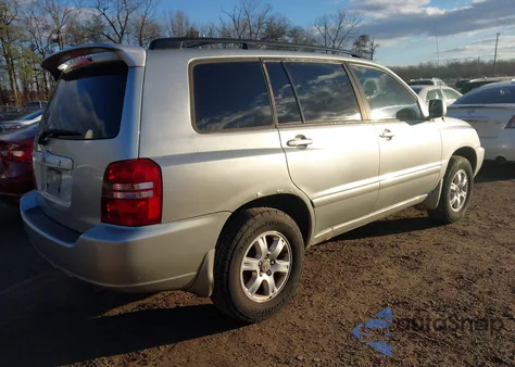 2002 Toyota Highlander V6 из США, поврежденный, VIN JTEHF21A620084294